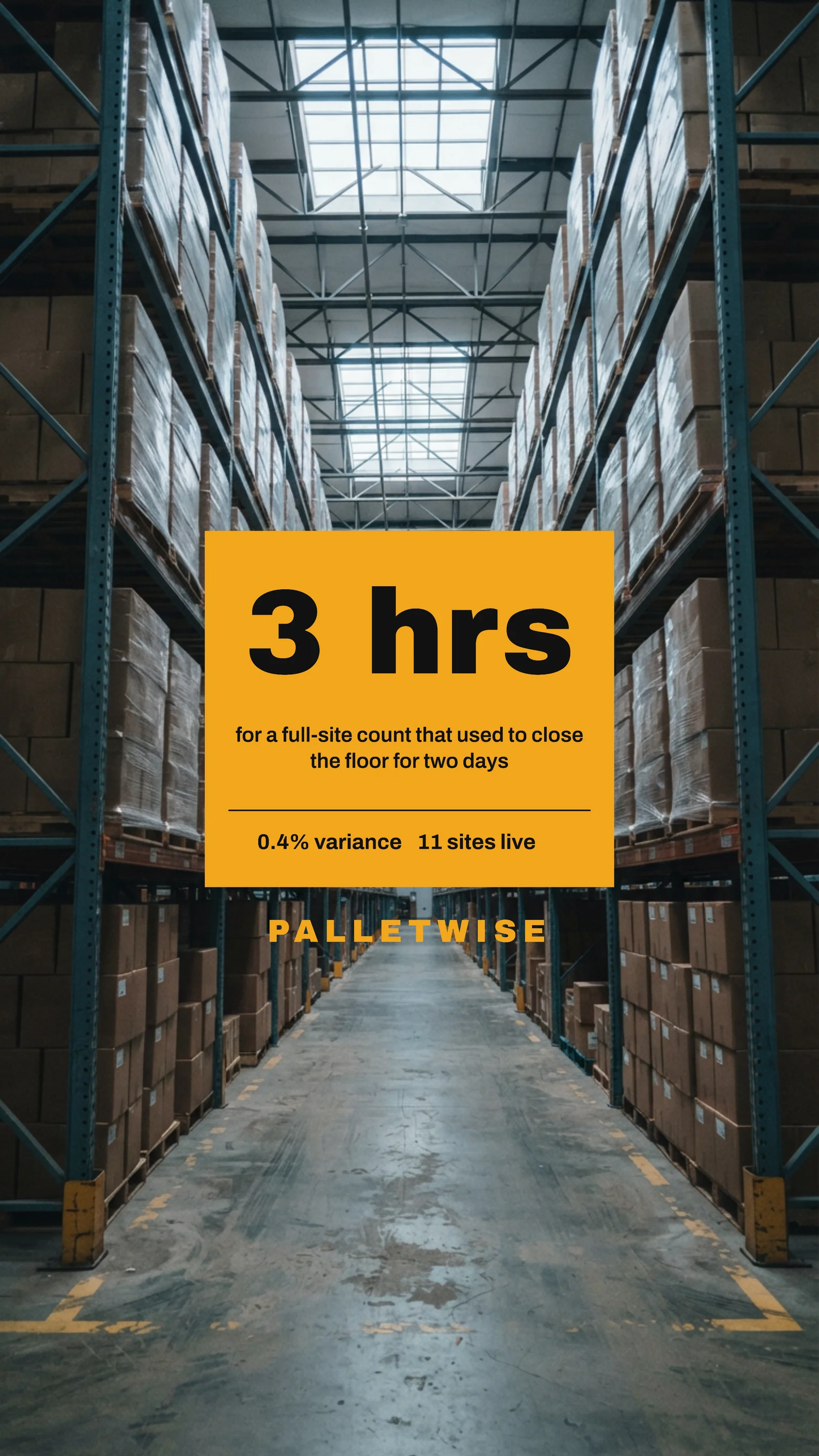 Stock Tally Warehouse Count Instagram Story — 9:16 Instagram story template
