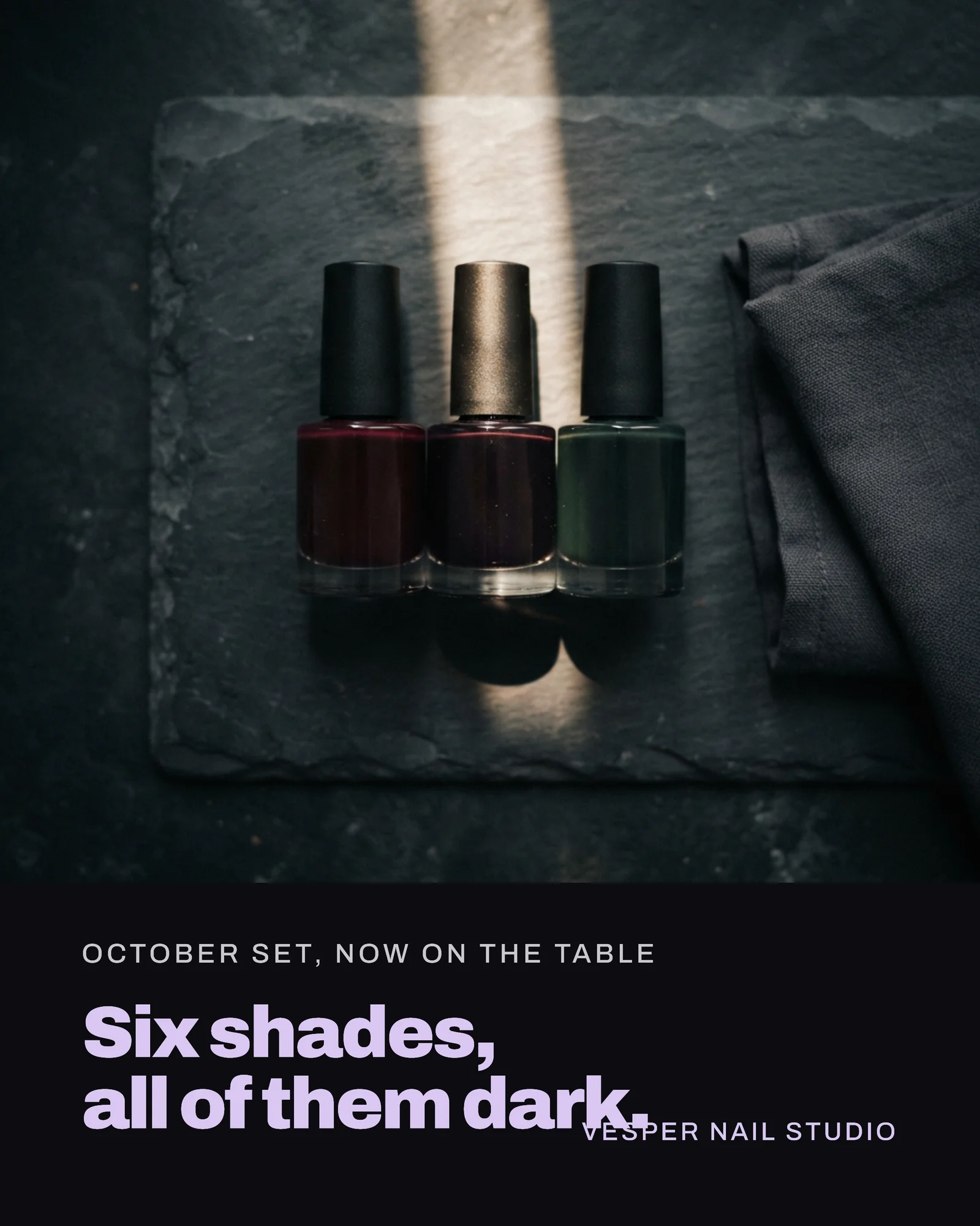 Lilac Close Up Nail Studio October Set Instagram Post — 4:5 Instagram post template