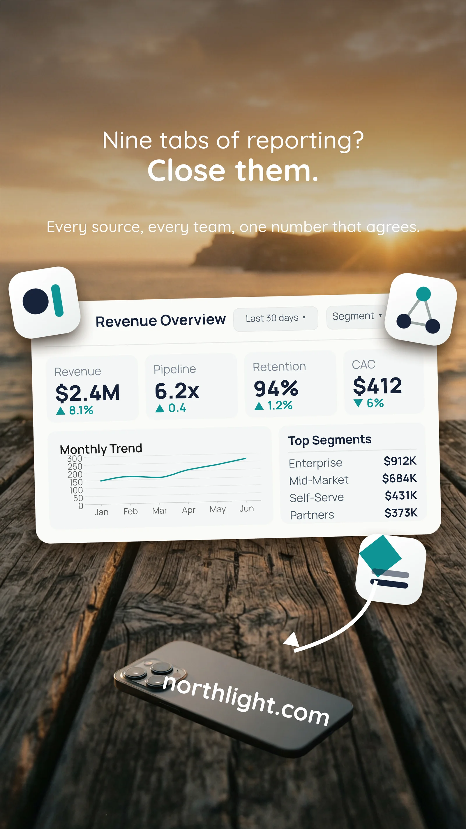 Dashboard hero — 9:16 Instagram ad template
