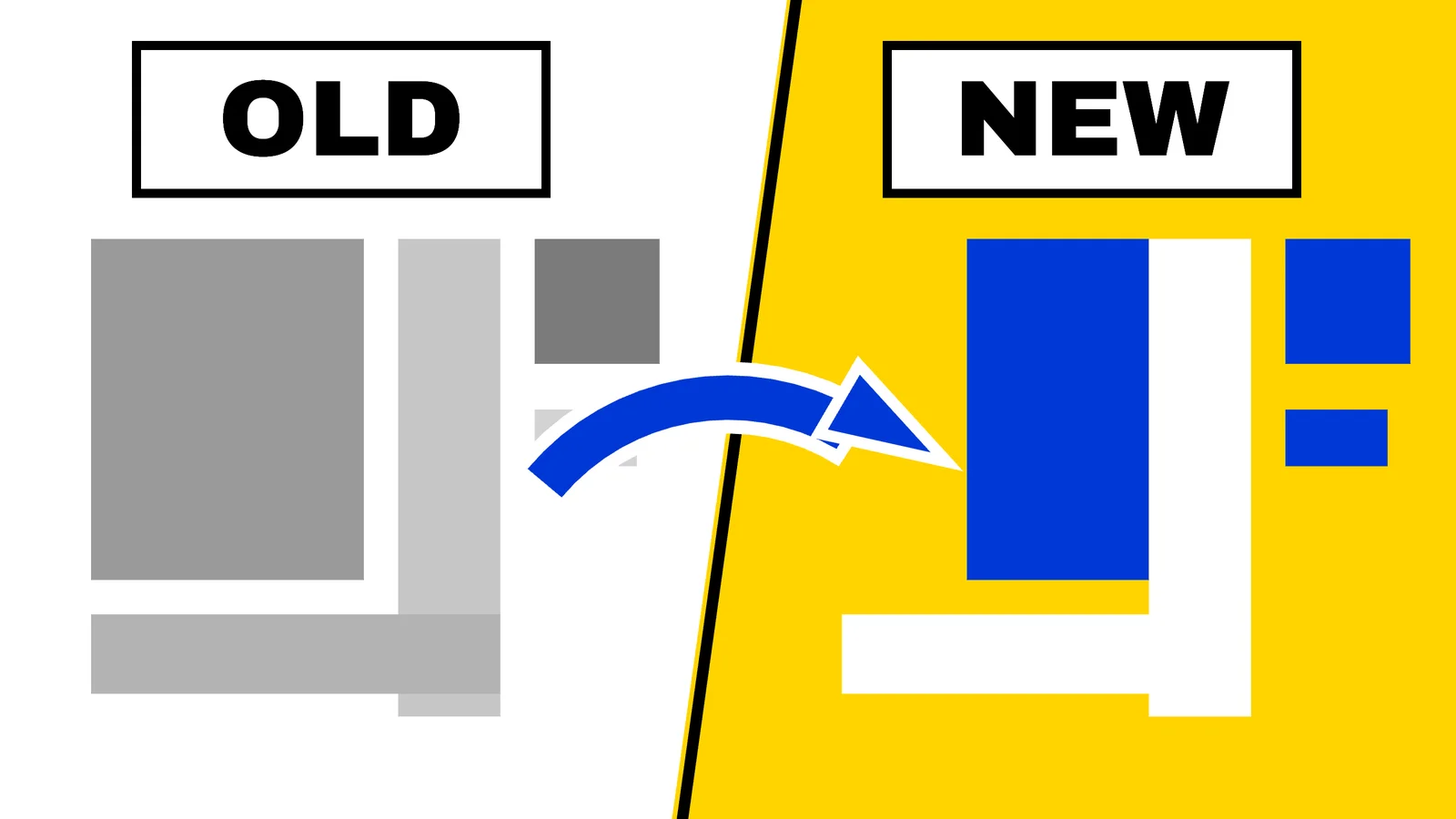 Redesign Reveal YouTube Thumbnail — 16:9 Youtube thumbnail template