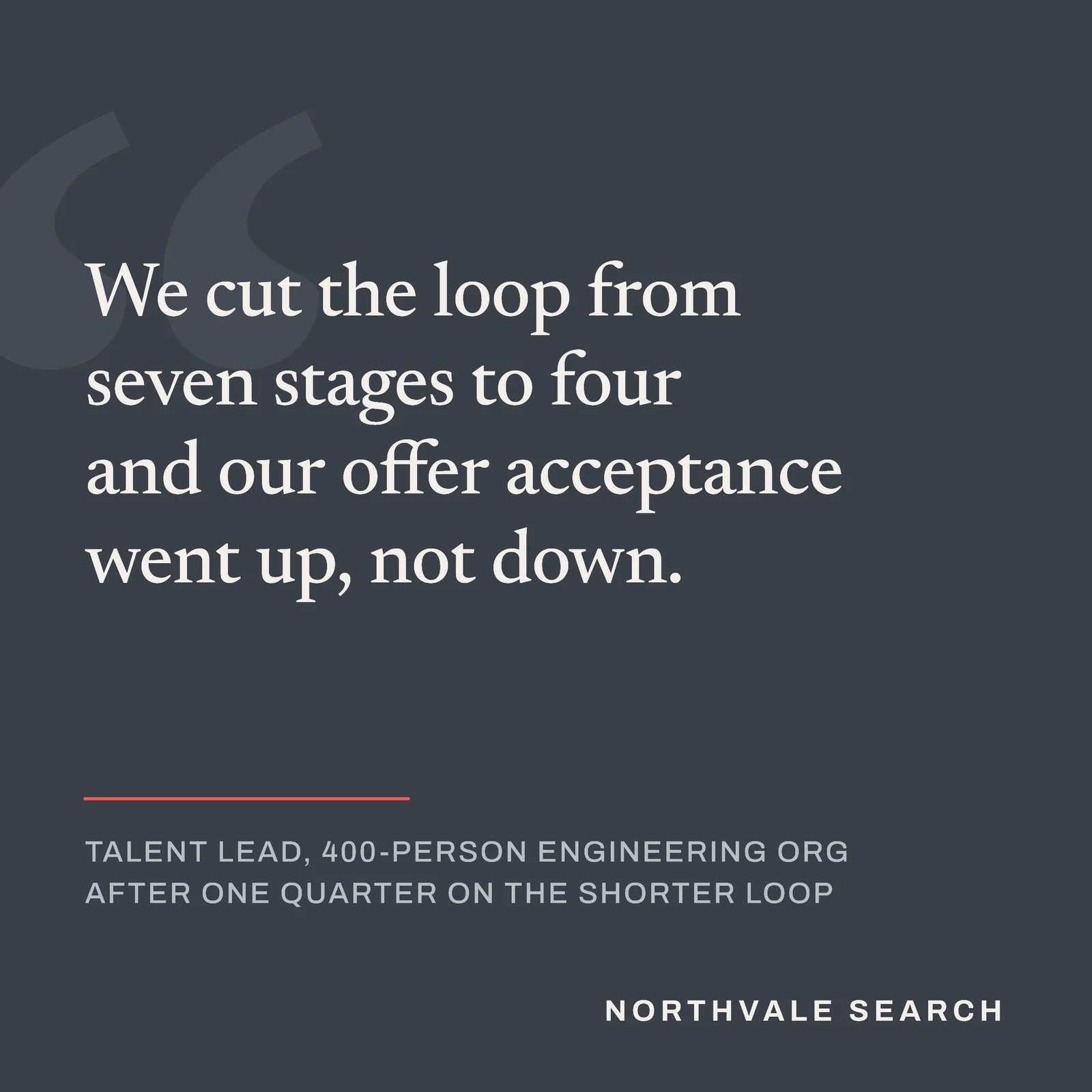Hiring Loop Quote Slab LinkedIn Post — 1:1 LinkedIn post template