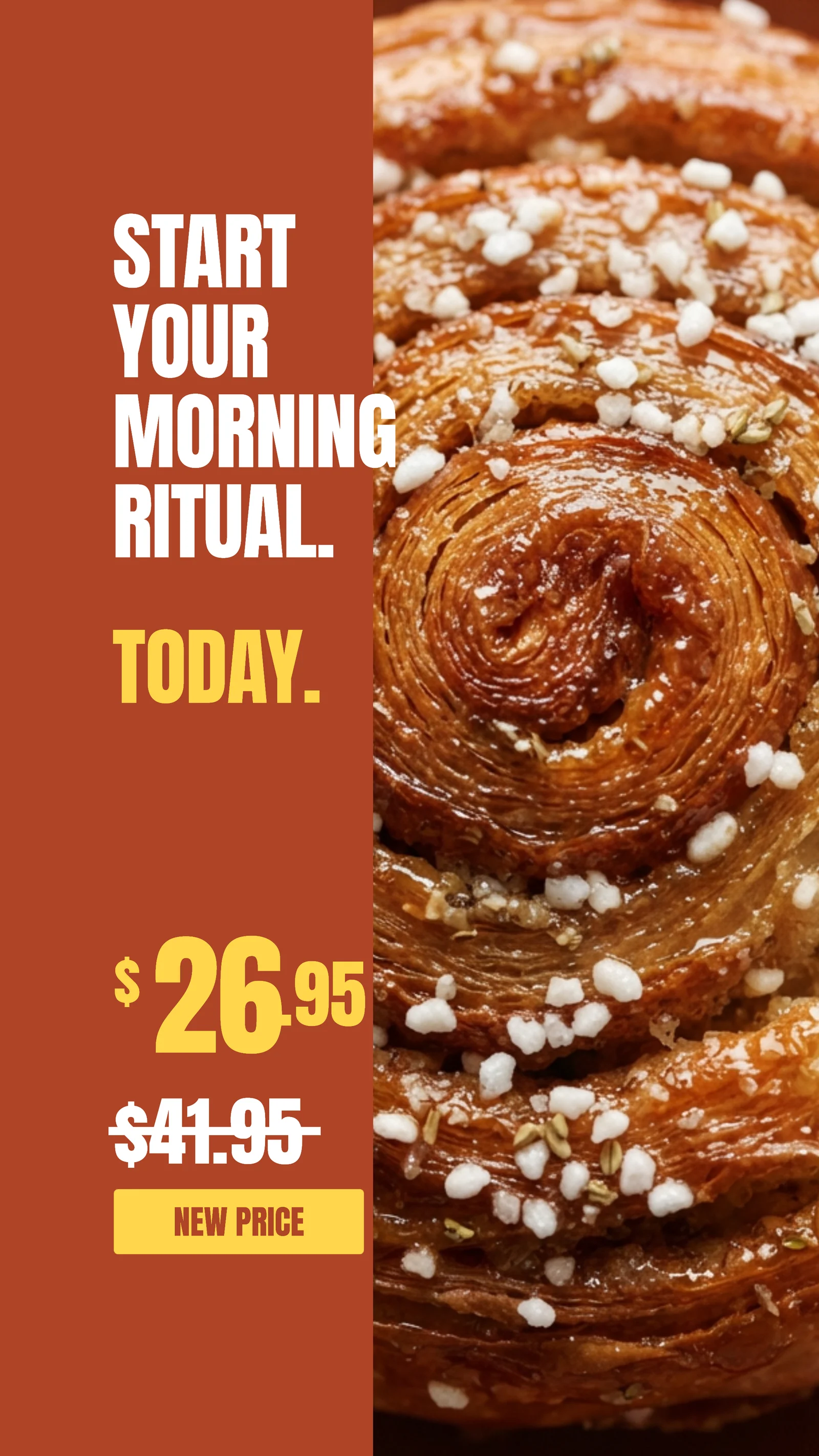 Macro crop price rail — 9:16 Instagram ad template