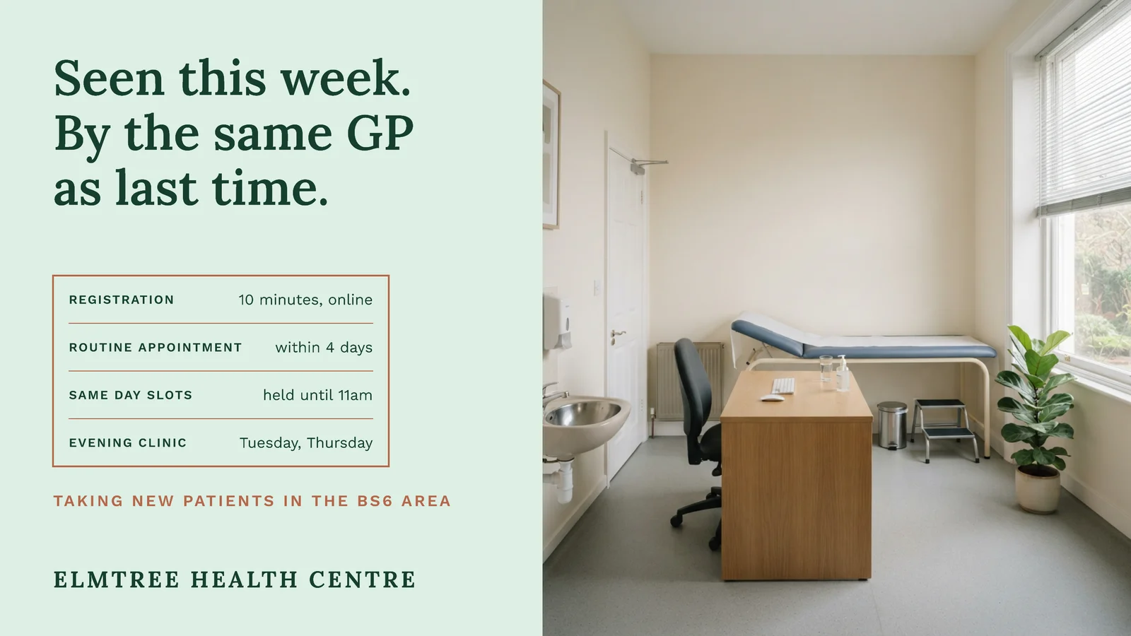 Seen The Same Week Clinic YouTube Ad — 16:9 YouTube ad template