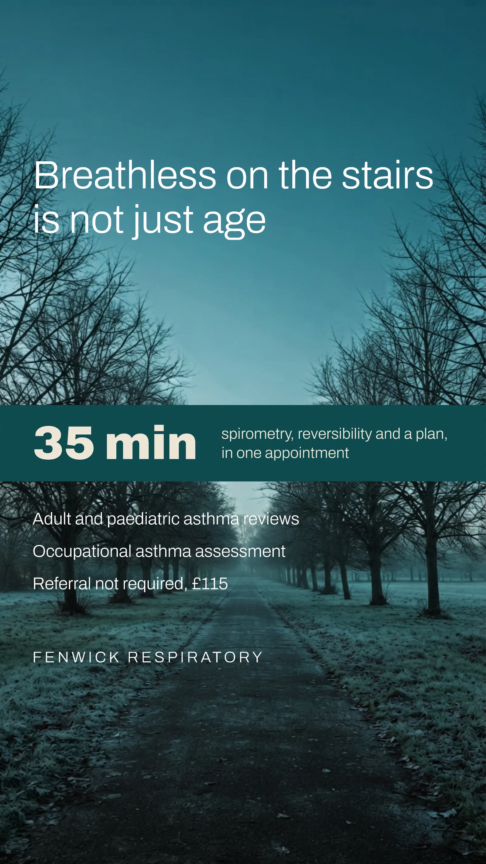 Measurement Strip Respiratory Clinic Instagram Story — 9:16 Instagram story template