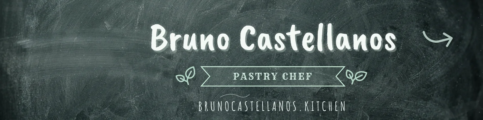 Chalkboard lettering banner — 4:1 LinkedIn banner template
