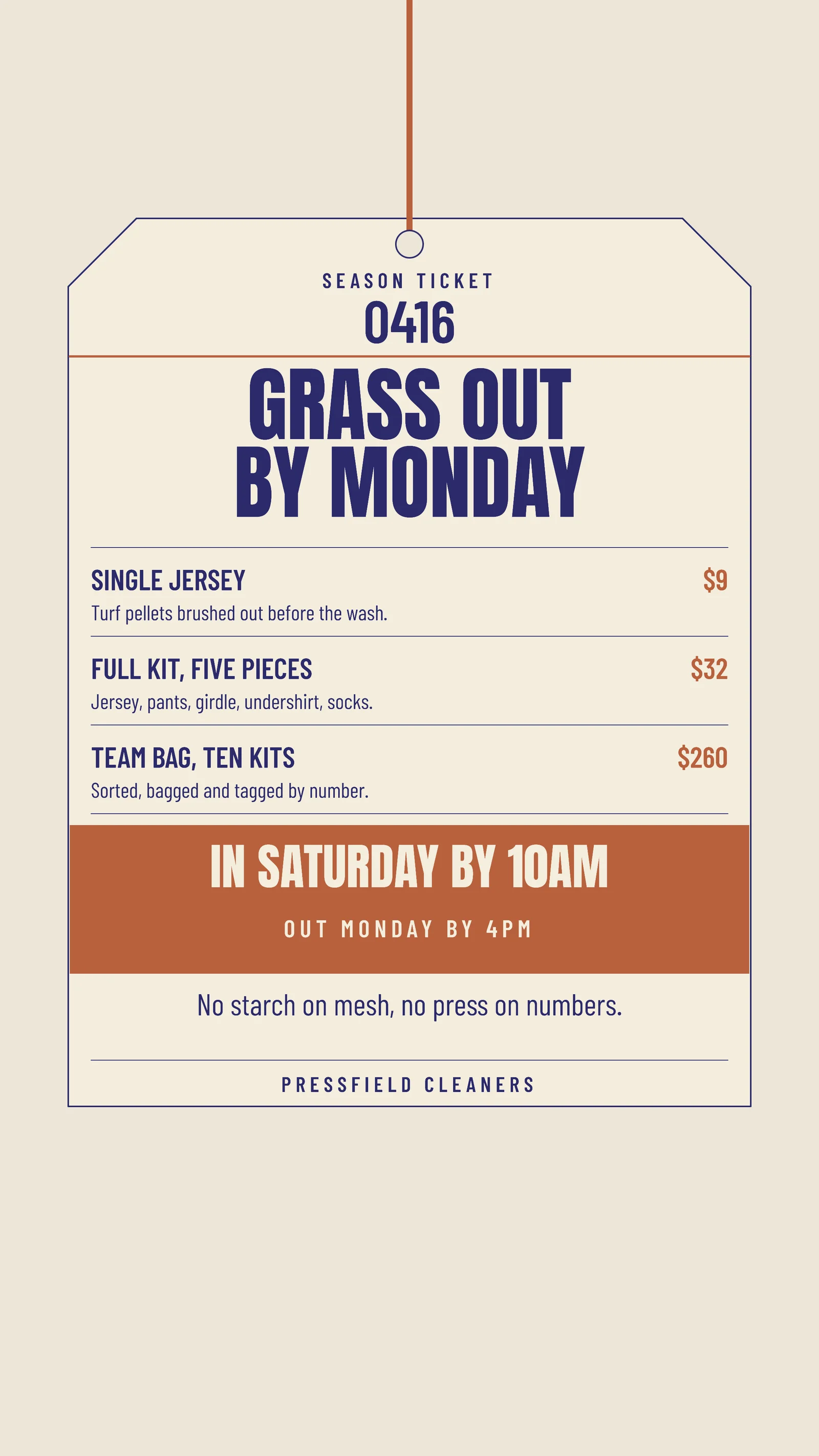 Garment Tag Cleaners Kit Turnaround Facebook Story — 9:16 Facebook story template