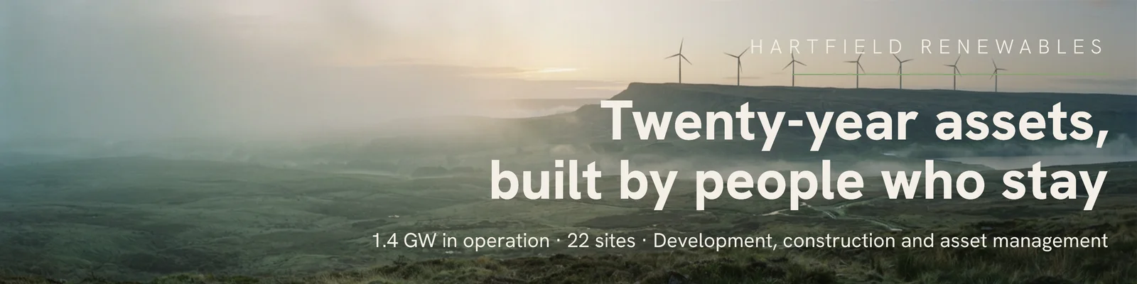 Moss Full Bleed Renewable Energy LinkedIn Banner — 4:1 LinkedIn banner template