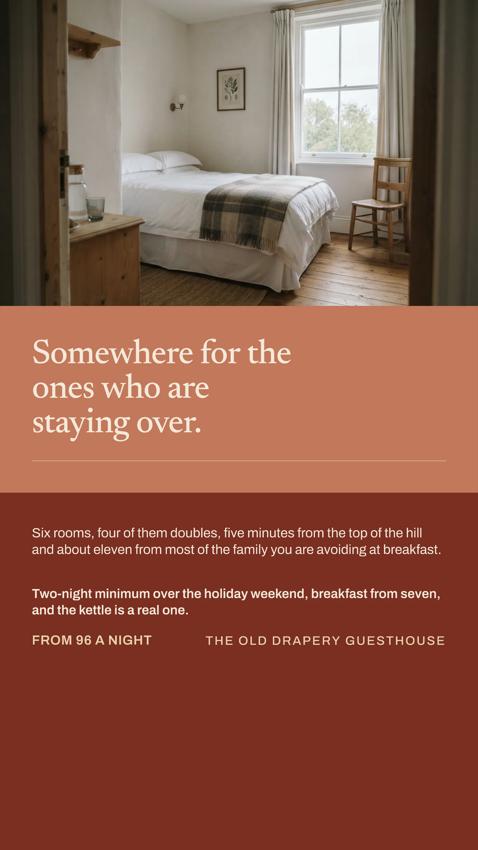 Clay Stacked Thirds Guesthouse Thanksgiving Rooms Instagram Story — 9:16 Instagram story template