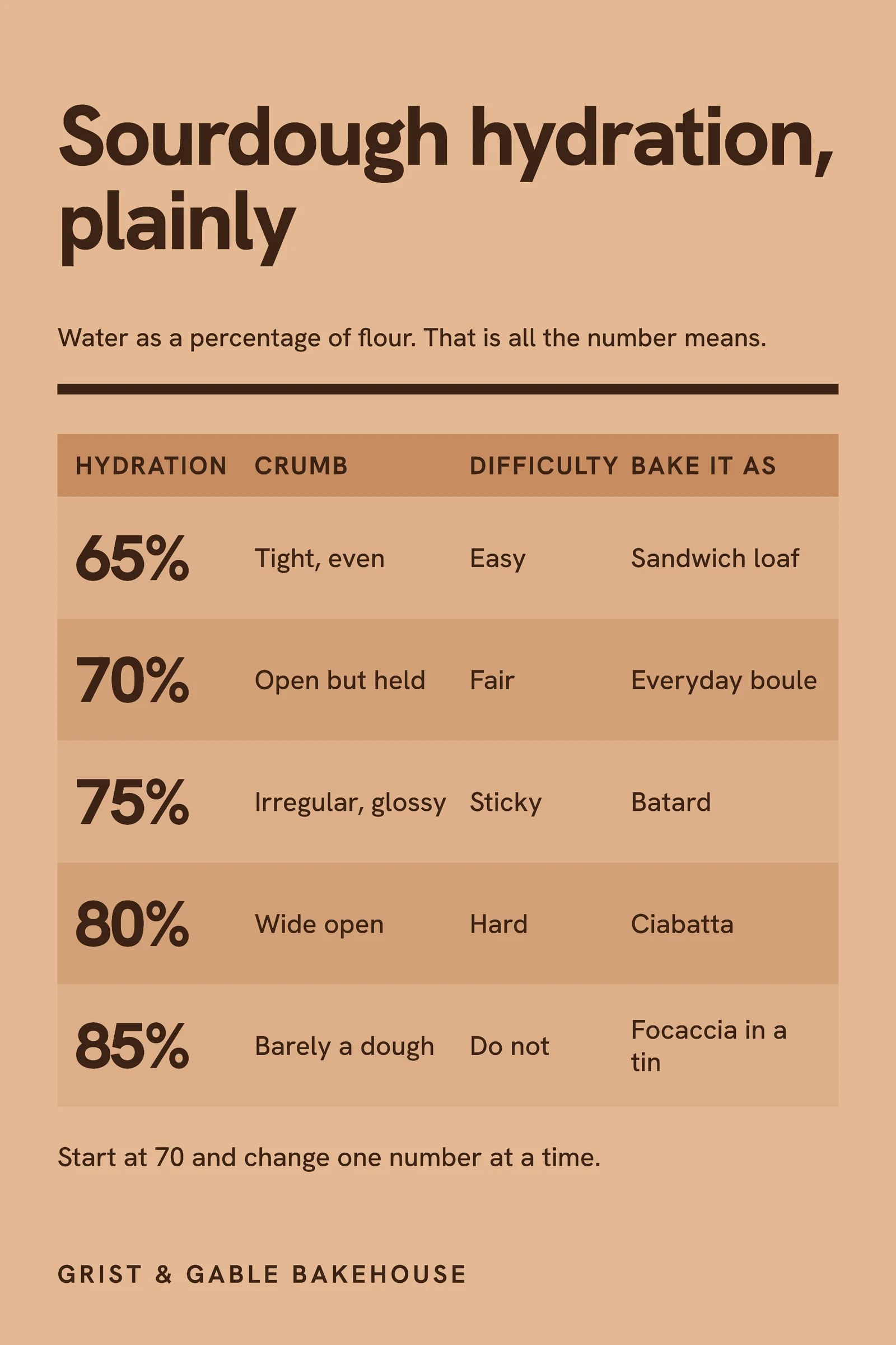 Sourdough Hydration Ratios Pinterest Pin — 2:3 Pinterest pin template