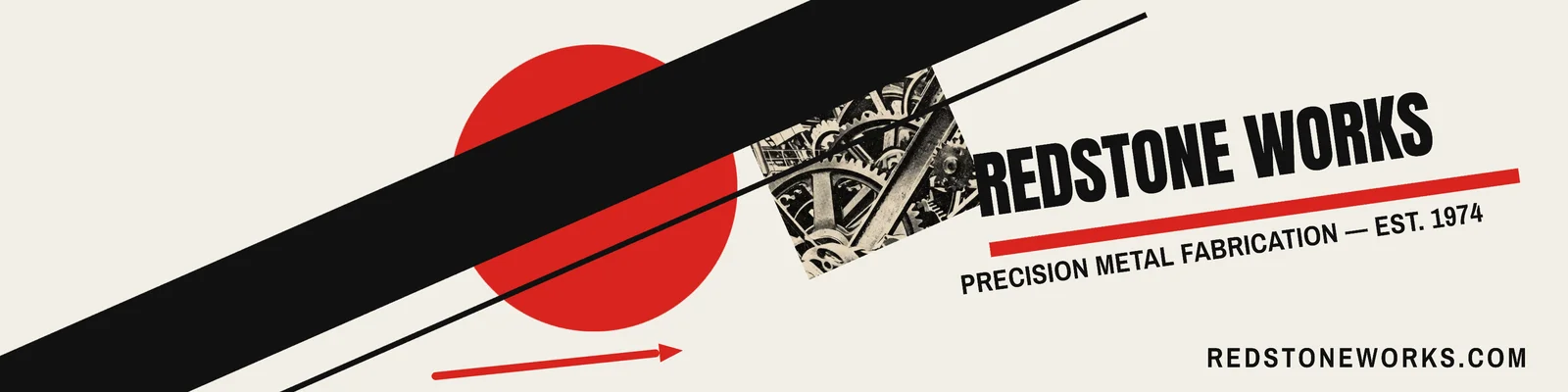 Constructivist banner — 4:1 LinkedIn banner template