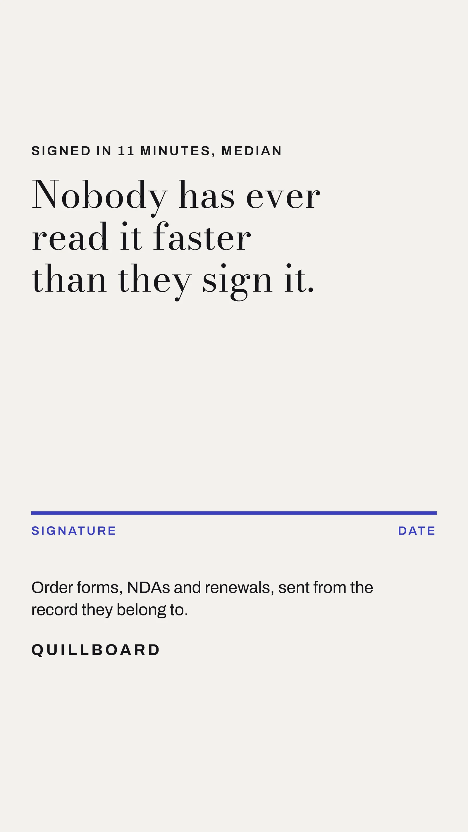 Chalk Signature Rule Document Signing Facebook Story — 9:16 Facebook story template