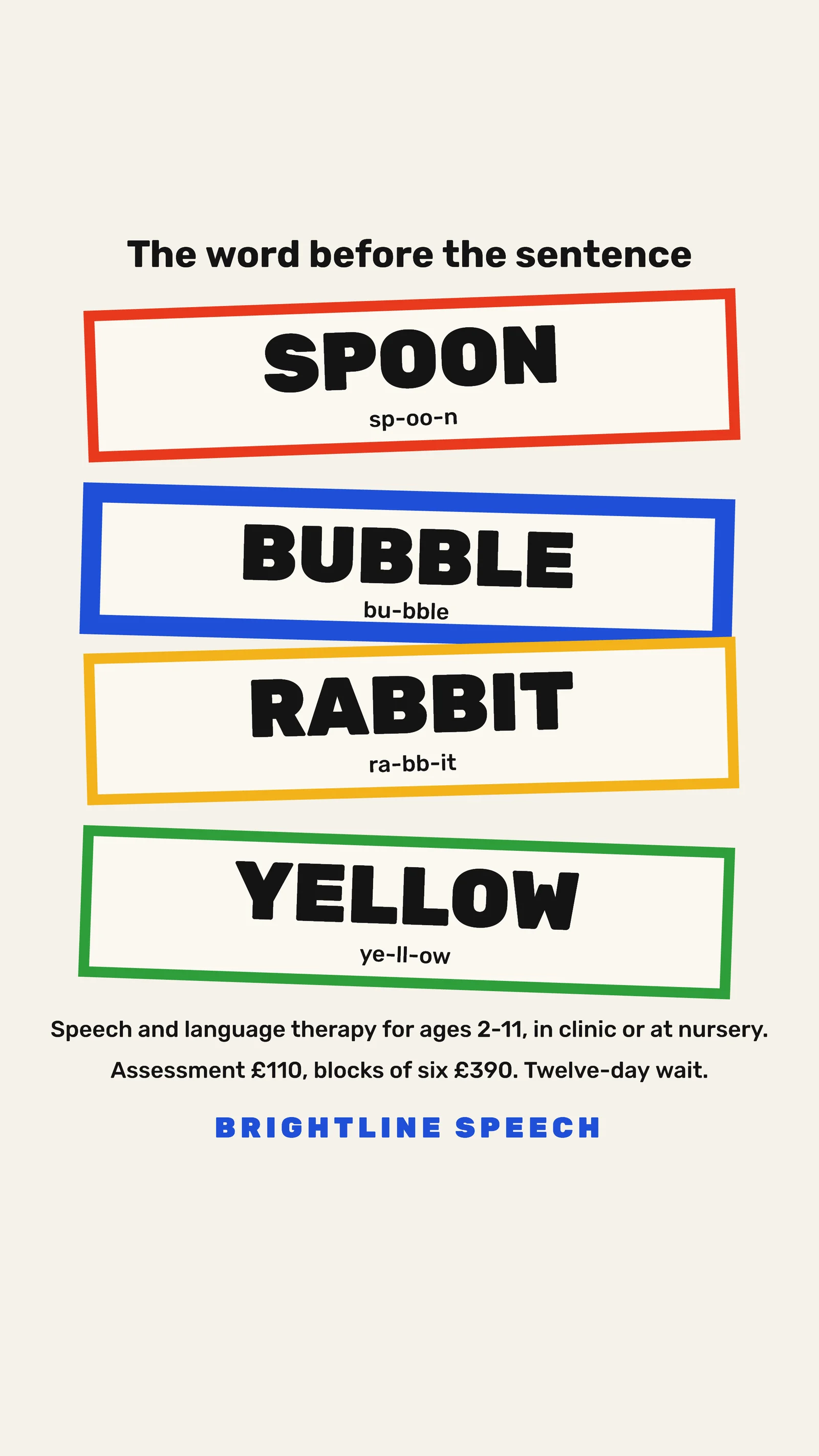 Flashcard Stack Speech Therapy Instagram Story — 9:16 Instagram story template