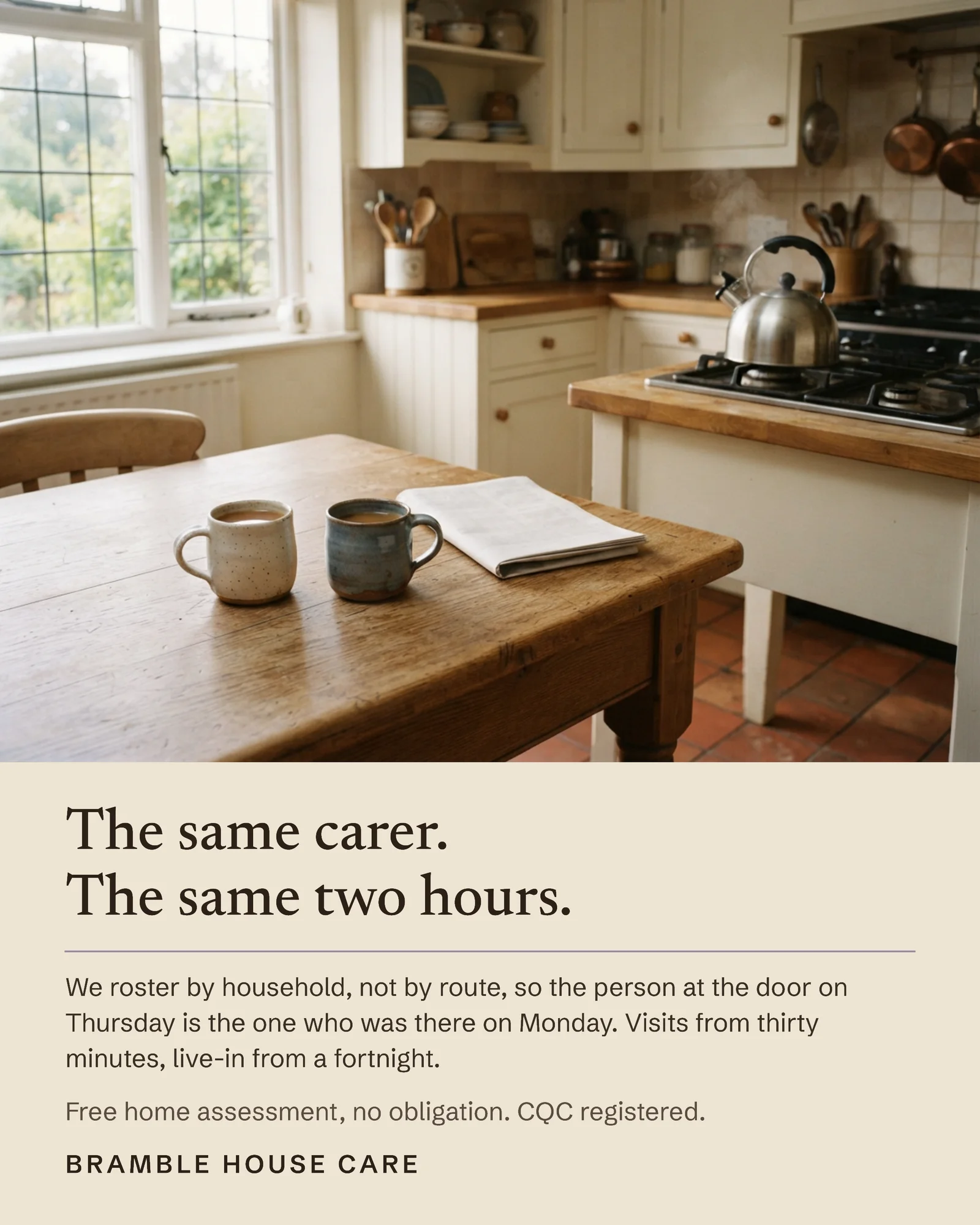Home Interior Care Agency Instagram Ad — 4:5 Instagram ad template