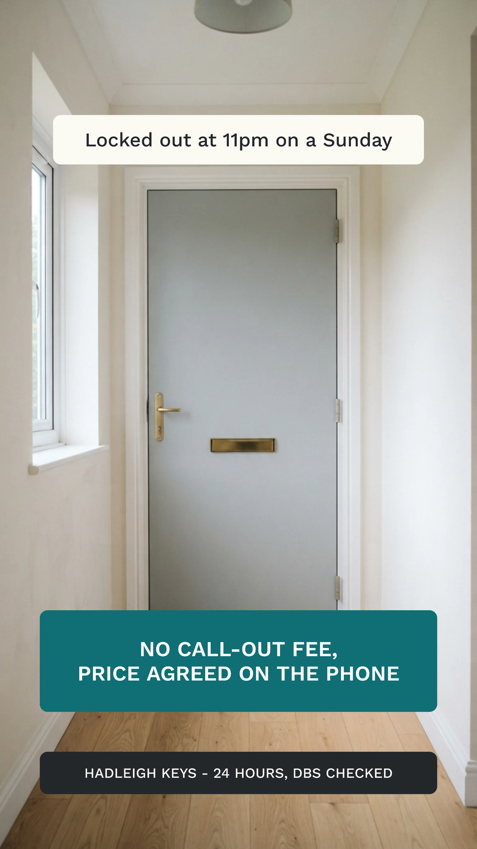 Hallway photo with chips — 9:16 Instagram ad template